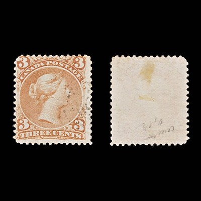 9397-canada-sg58-3c-rose-red-1868-sc-25-mi20xa-used-c25