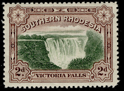 southern-rhodesia-gv-sg29-2d-green-chocolate-lh-mint-cat-15