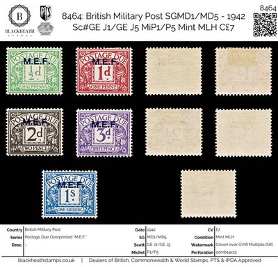 8464-british-military-post-sgmd1-md5-1942-sc-ge-j1-ge-j5-mip1-p5-mint-mlh-c7