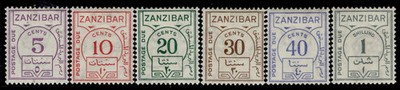zanzibar-gv-sg-d25-d30-1936-62-postage-due-set-m-mint-cat-65