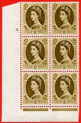 sg-617e-s140-1-bistre-brown-a-mounted-mint-cylinder-block-of-6-cyli-b77109