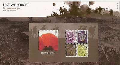 2007-lest-we-forget-miniature-sheet-presentation-pack-no-405