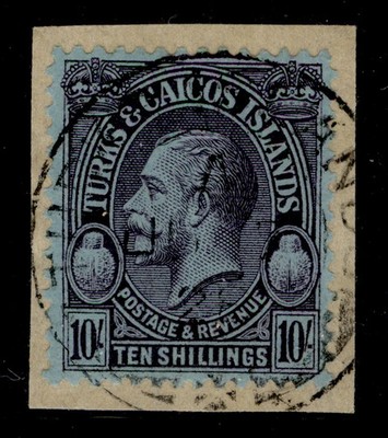 turks-caicos-gv-sg186-10s-purple-blue-very-fine-used-cat-120-cds-on-piece