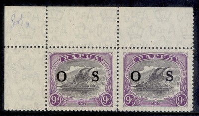 aus-papua-bng-gv-sg-o63-9d-lilac-violet-nh-mint-cat-60-corner-pair