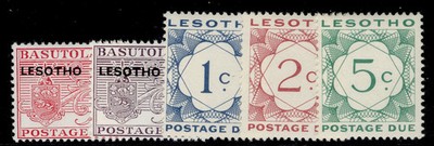 lesotho-qeii-sg-d11-d15-1966-67-postage-due-group-nh-mint