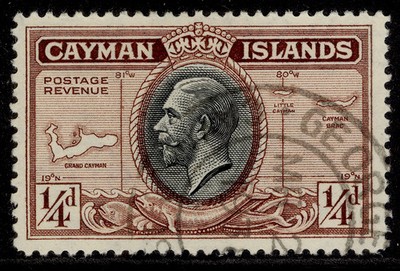 cayman-islands-gv-sg96-d-black-brown-fine-used