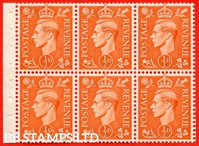sg-488e-qb30-2d-pale-orange-a-mounted-mint-booklet-pane-of-6-perf-ty-b85162