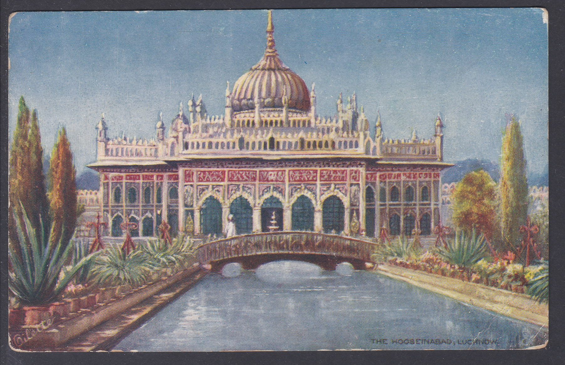 tuck-s-postcard-the-hooseinabad-lucknow-india-postcard-unused
