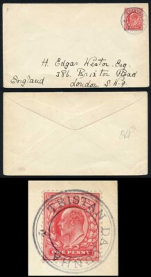 tristan-da-cunha-sgc3-gb-kevii-1d-on-a-weston-cover-superb-type-iii-pmk-cat-300