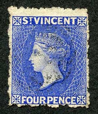 st-vincent-sg38-4d-bright-blue-wmk-small-star-perf-11-12-5-cat-120-pounds