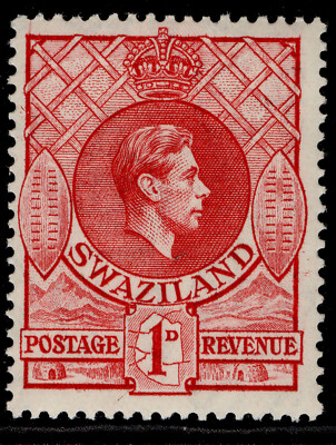 swaziland-gvi-sg29a-1d-rose-red-m-mint