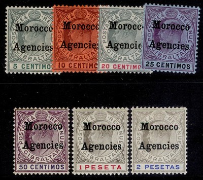 morocco-agencies-gb-edvii-sg24-30-1905-06-complete-set-m-mint-cat-180