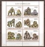 comoro-islands-2009-gorillas-sheetlet-mnh