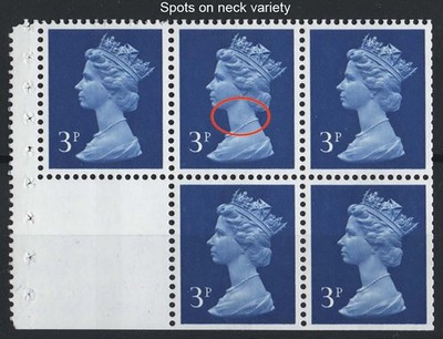 gb-1971-machin-3p-cb-fcp-pva-blank-label-r1-2-spots-on-neck-variety