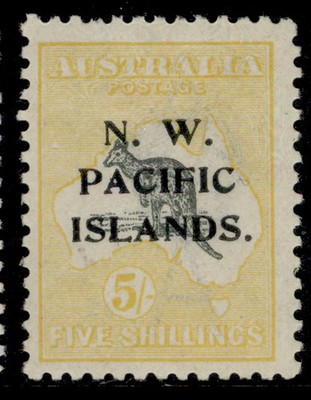 australia-new-guinea-gv-sg116-5s-grey-yellow-m-mint-cat-75