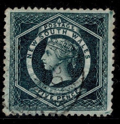 australia-new-south-wales-edvii-sg329-5d-dark-blue-green-fine-used