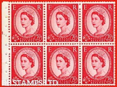 sg-614-sb89-2d-carmine-red-type-ii-an-unmounted-mint-booklet-pane-o-b67257