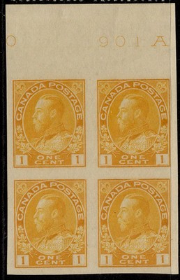 canada-gv-sg259-1c-chrome-yellow-nh-mint-cat-100-block-x4