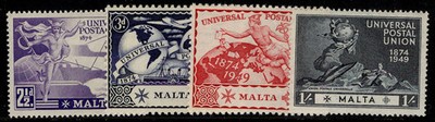 malta-gvi-sg251-254-1949-anniversary-of-upu-set-m-mint