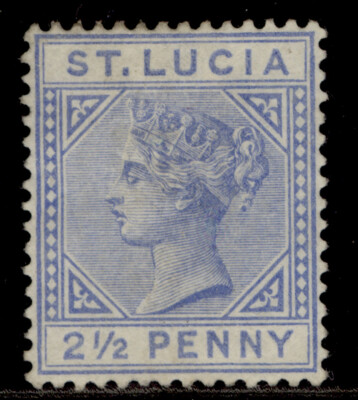 st-lucia-qv-sg33-2d-blue-unused-cat-75-die-i