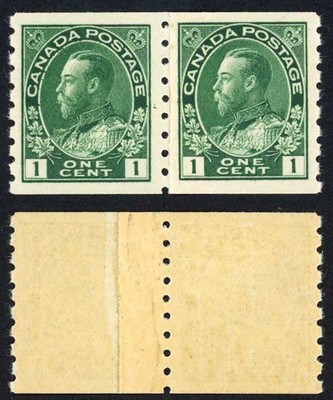 canada-sg220-1c-blue-green-imperf-x-perf-8-coil-join-pair-m-m-cat-64-pounds
