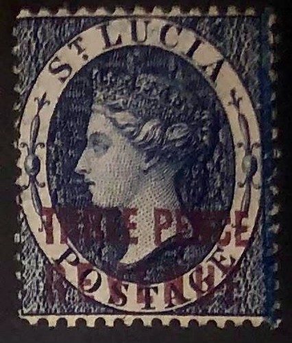 qv-st-lucia-3d-1882-revenue-overprint-fine-used