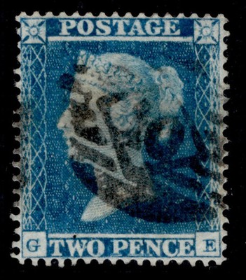 gb-qv-sg19-2d-dp-blue-plate-4-sc16-fine-used-cat-75-ge