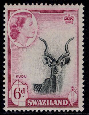 swaziland-qeii-sg58-6d-black-magenta-nh-mint