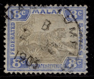 malaysia-federated-malay-qv-sg19b-8c-grey-brown-ultramarine-fine-used