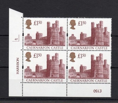 1-50-castles-unmounted-mint-plate-4f-block-cat-32