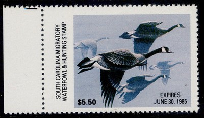 usa-1984-5-50-south-carolina-duck-stamp-scott-4-nh-mint-cat-65