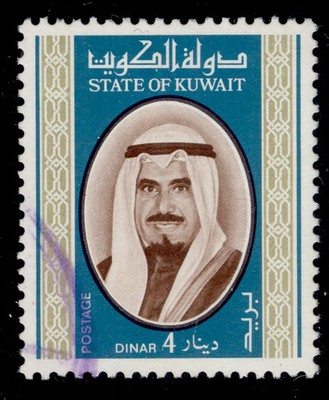 kuwait-1978-4d-greenish-blue-background-sg806-used-cat-32
