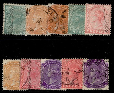 south-australia-edvii-sg173-180-1876-1904-1d-2d-group-used