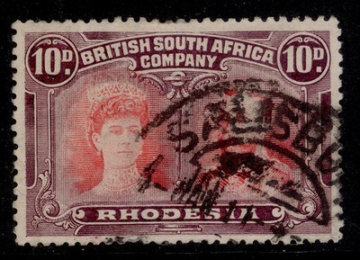 rhodesia-gv-sg149-10d-scarlet-reddish-mauve-used-cat-50