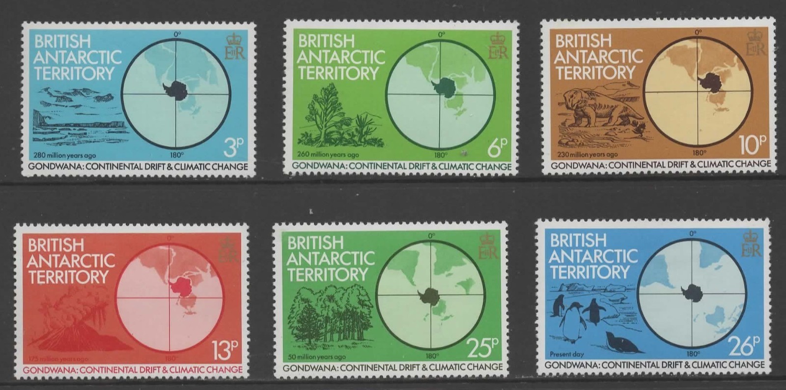 british-antarctic-terr-sg103-8-1982-continental-draft-and-climatic-change-mnh