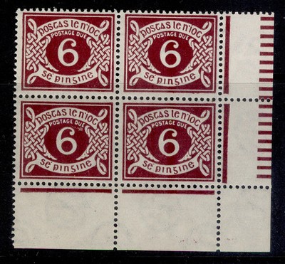ireland-gv-sg-d4-var-6d-plum-block-x4-blind-a-hibernian-pd4a-nh-mint
