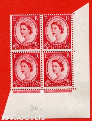 sg-544-s52c-2d-carmine-red-a-mounted-mint-positional-corner-bloc-b80363
