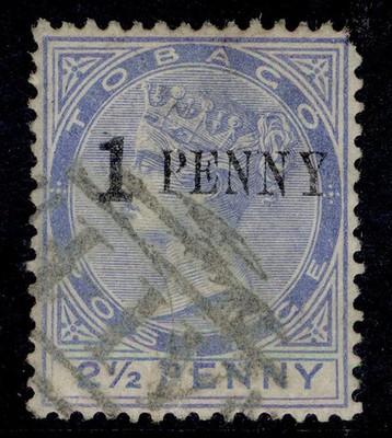 tobago-qv-sg29-1d-on-2d-dull-blue-used-cat-25