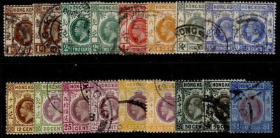 hong-kong-gv-sg100-112-1912-21-kgv-1c-to-1-shades-wmk-mca-used-cat-210