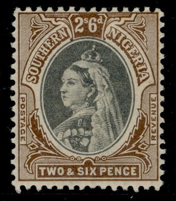southern-nigeria-edvii-sg7-2s-6d-black-brown-lh-mint-cat-48