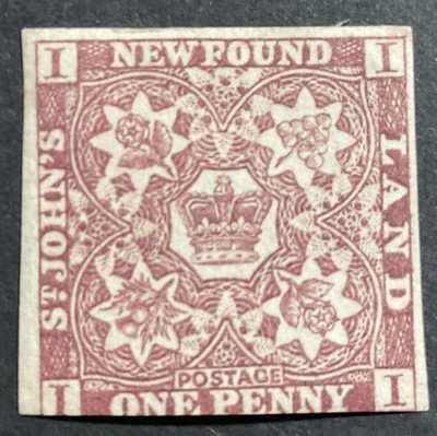 newfoundland-s-g-16-mounted-mint-imperf-3-margins