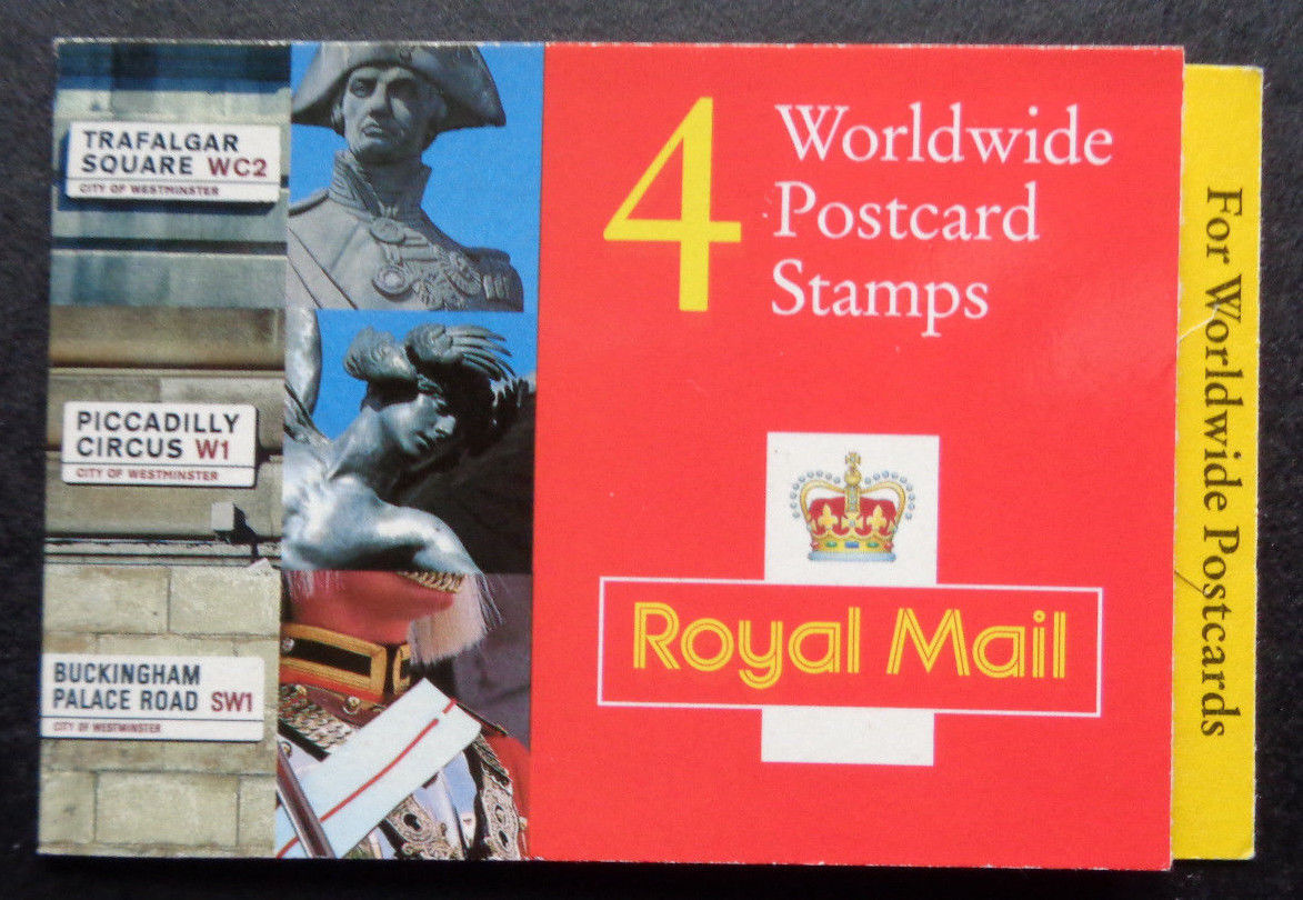 1997-gl3a-barcode-booklet-4-x-37p-world-postcard-stamps-complete-no-cylinder