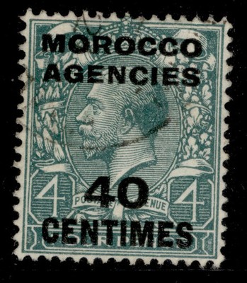 morocco-agencies-fra-gv-sg196-40c-on-4d-slate-green-fine-used