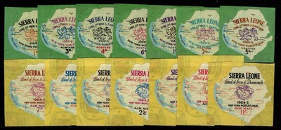 sierra-leone-qeii-sg285-298-1964-complete-set-m-mint