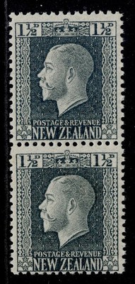 new-zealand-gv-sg431ca-1915-30-1d-grey-slate-no-watermark-vertical-pair-nh-mint