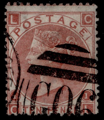beyrout-qv-sg-z24-1867-10d-red-brown-fine-used-cat-180-bpo-abroad-g06-cl