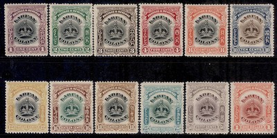north-borneo-labuan-edvii-sg117-128-1902-03-complete-set-m-mint-cat-95