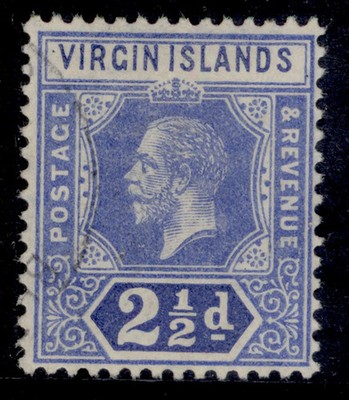 british-virgin-islands-gv-sg72-2d-bright-blue-fine-used