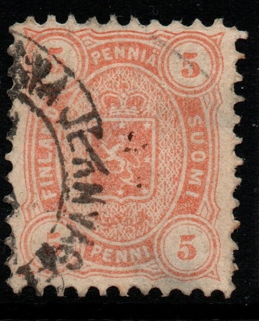 finland-sg67-1875-5p-orange-used