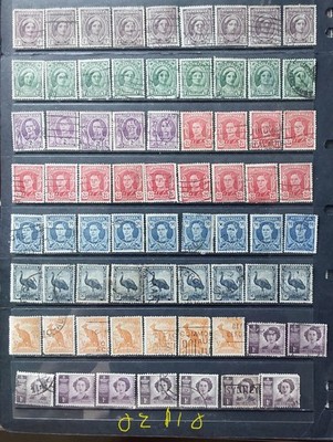 australia-1941-to-1947-selection-definitives-col-wmk-vars-used-oz110